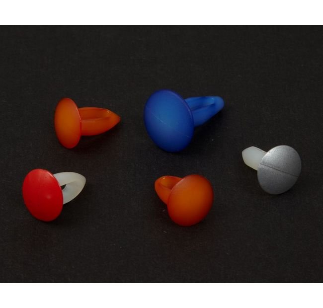 0.390" Natural Nylon Dart Clip Fastener - Image 3
