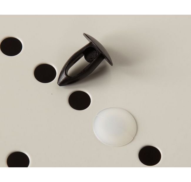 0.390" Natural Nylon Dart Clip Fastener - Image 1