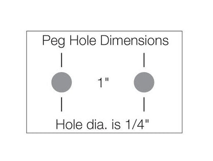 2" Stem Length Pegboard/Slatwall Display Hook With T-Scan Bar - White - Image 3