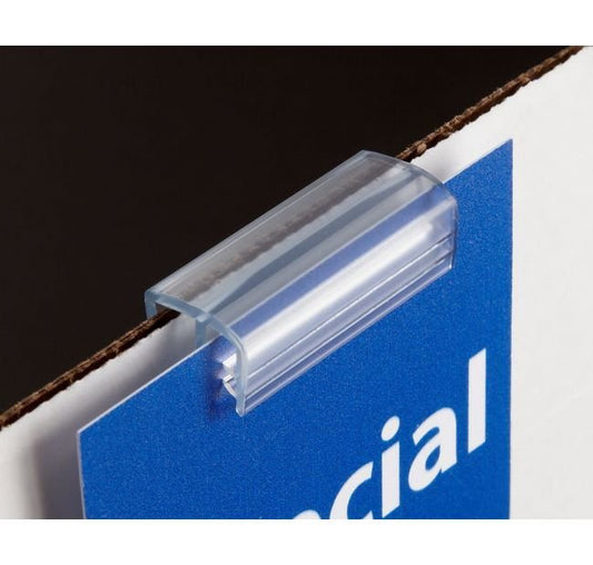 Gripper Display Sign Holder - Double J Style - Image 1