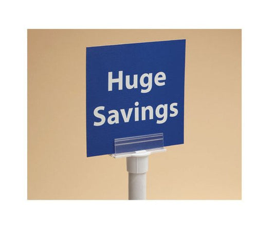 Gripper Sign Holder for Display Poles - T Style Adapter - Image 1