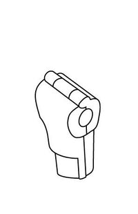 Black Stop Lock for Stem Hooks - Pack of 25