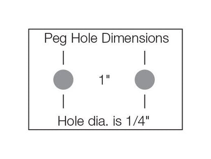 Heavy-Duty 0.186" Wire Diameter Single Prong Pegboard Hook - Image 4