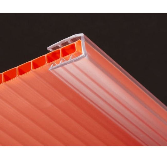 Heavy Duty Clear PVC Gripper U-Channel Panel Former, 3/16" - 1/4" Grip - Image 1