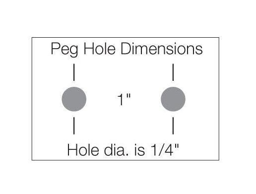 6-Inch Stem Length Pegboard/Slatwall Display Hook with T-Scan Bar - White - Image 3
