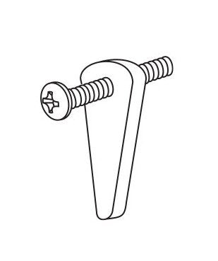 Teardrop Style Pallet Rack Upright Flip Insert Kit - Image 2