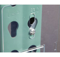Teardrop Style Pallet Rack Upright Flip Insert Kit