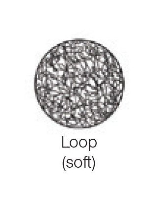 Black Hook & Loop Fastener Coins, 3/4" Loop - Image 3