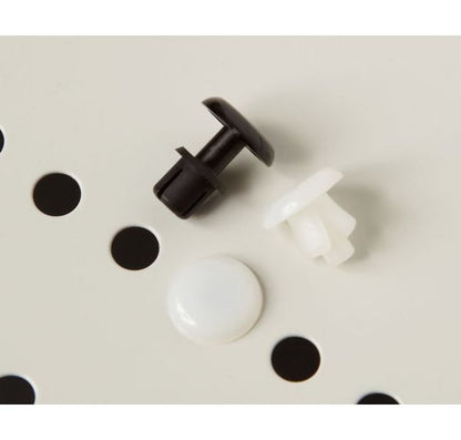 White Snap Rivet - Nylon 6/6, Natural, 1/4" Hole - Image 1