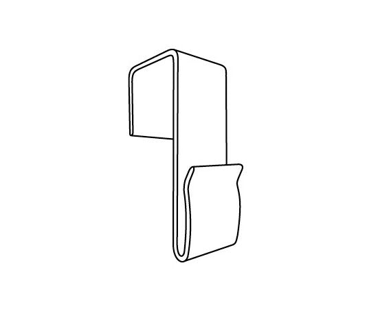 Square Edge Power Wing Clip - Corrugated Display Fixture Attachment - Image 2