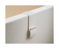 Square Edge Power Wing Clip - Corrugated Display Fixture Attachment