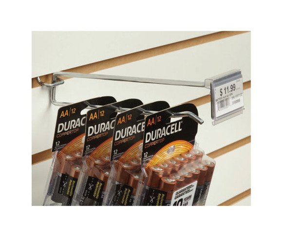 All-Wire Pegboard Hook with Scan Plate, 0.186" Wire x 4" Stem - Image 3