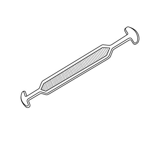 White Packaging Handle - Medium Duty, 6-1/2" Long - Image 2