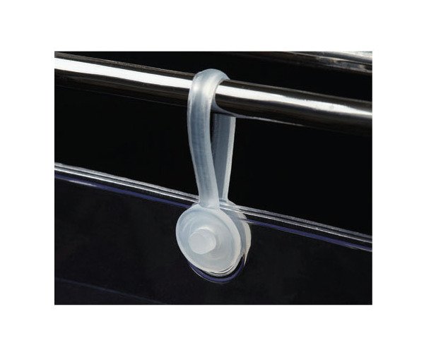 Clear Loop Style Locking Strap - Pack of 100 - Image 1