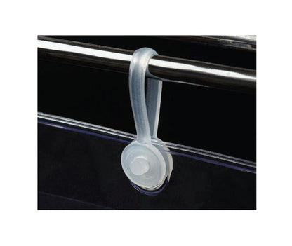 Clear Loop Style Locking Strap - Pack of 100 - Image 1