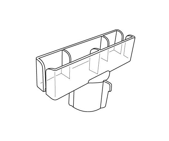 Clear Styrene Dual Top Sign Holder for Display Poles - Image 3