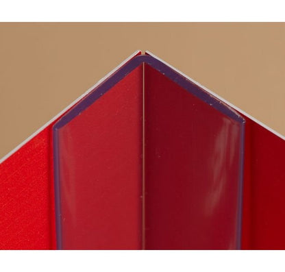 48" Clear PVC 'L' Bracket with Adhesive - Image 1