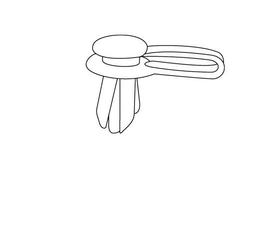Polypropylene Shelf Loop Fastener - Image 2