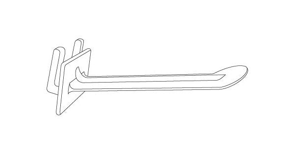 3" Corrugated Universal Butterfly Display Hook - Image 2