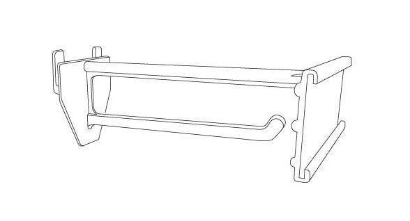 4-Inch Stem Corrugated Universal Display Hook With C-Channel - Image 2