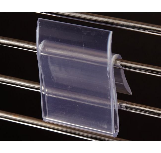 Clear Power Wire Wing Clip, 1-1/2" Width - Image 1