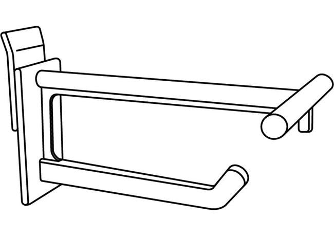 4" Tapered Display Hook With T-Scan Bar - Image 2