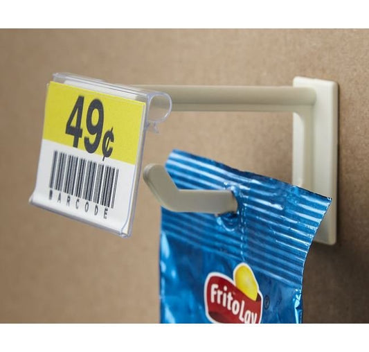 4" Tapered Display Hook With T-Scan Bar - Image 1