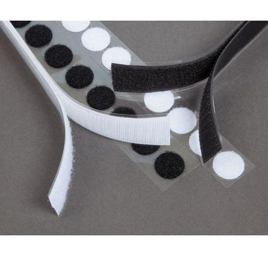 1" White Hook & Loop Fastener Tape - Image 1