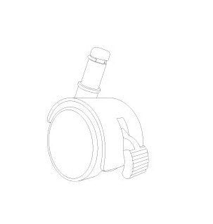Non-Threaded Locking Swivel Caster Set - Image 2