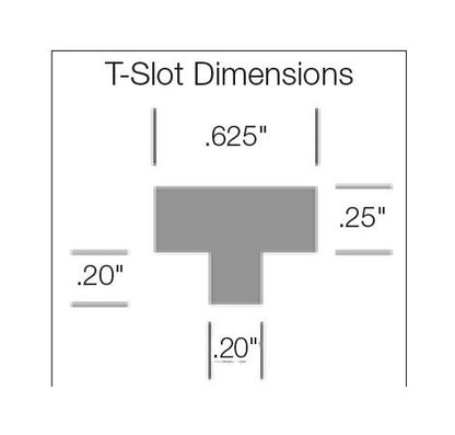 4" Stem Length Tapered Display Hook With "C" Channel - White Glass Filled Nylon - Image 3