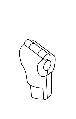 Red Stop Lock for Stem Hooks - Set of 25 - Image 2