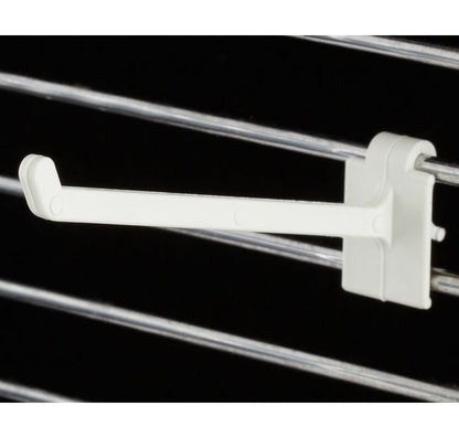3" Stem Length Corrugated / Wire Combo Display Hook - Black Glass Filled Nylon - Image 3