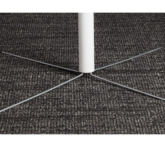 Galvanized Steel Wire Display Pole Foot - 1-3/4" I.D. - Image 1