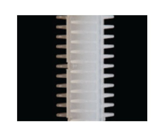 Black Nylon X-Mas Tree Clip Fastener - 1.077" Shank, 0.748" O.D. - Image 3