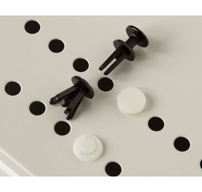 Perf Shelf Universal Fastener - Low Profile (Black) - Image 1