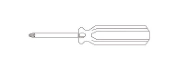 1/4" Slotted Drive Economy Screwdriver - 4" Overall Length - Image 2