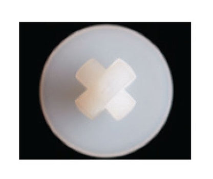 Black X-Mas Tree Clip Fastener - 0.187" Hole, Nylon 6/6 - Image 1