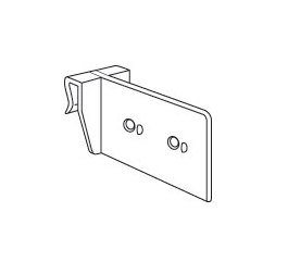 Vertical Clip-On Corrugated Shelf Supports - Standard Strength - Image 2
