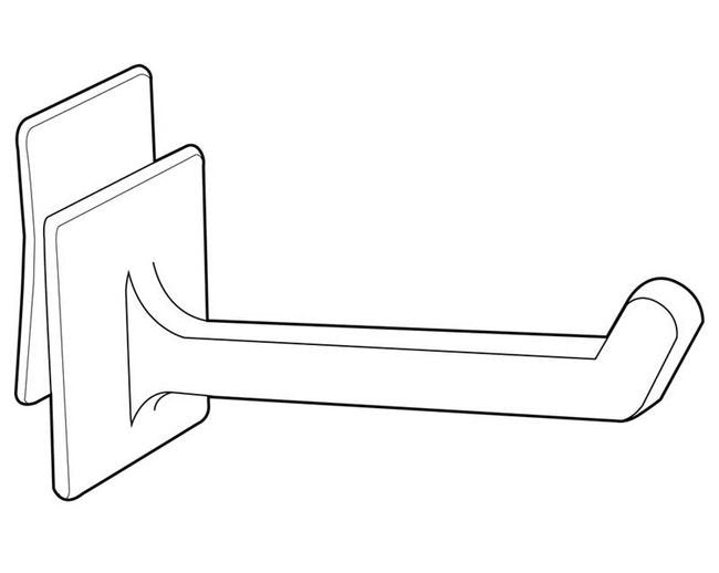 8-Inch Corrugated Tapered Display Hooks - Image 2