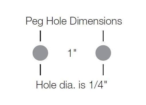 8-Inch Single Prong Pegboard Hook - Image 3