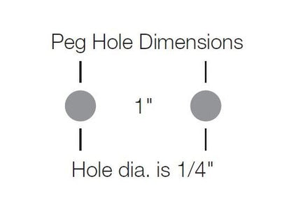 8-Inch Single Prong Pegboard Hook - Image 3