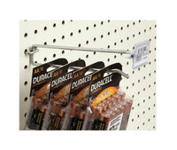 Zinc/Galvanized All-Wire Pegboard Hook with Scan Hook - 0.212" Wire, 6" Stem