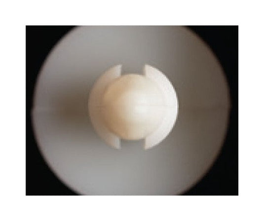 Nylon X-Mas Tree Clip Fastener - 0.250" Hole, Natural, Round Head - Image 1