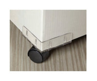 Swivel Locking Display Caster with Corner Bracket