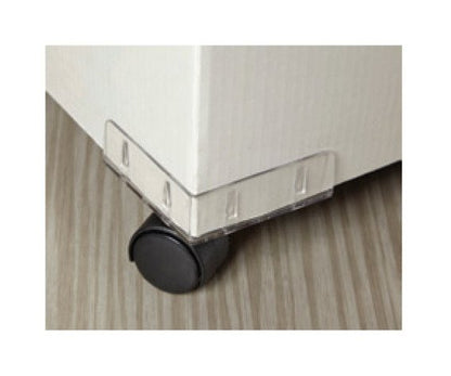 Swivel Locking Display Caster with Corner Bracket - Image 1