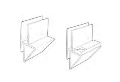 Heavy Duty 1/4" Corrugated Shelf Support Inserts with Adhesive - Image 2