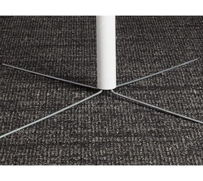 Galvanized Steel Wire Display Pole Foot for 13/16" Pole Sizes - Image 1