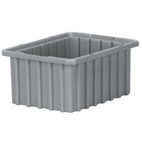 Akro-Grid Gray Divider Container, 0.16 ft³ Capacity