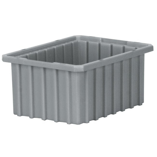 Akro-Grid Gray Divider Container, 0.16 ft³ Capacity - Image 1