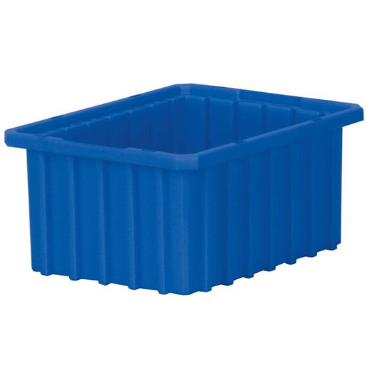 Akro-Grid 0.16 ft³ Blue Divider Container - High-Density Polyethylene - Image 1